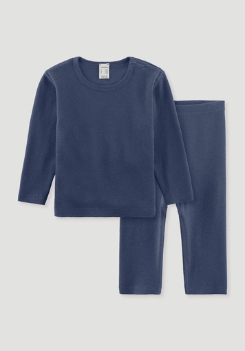 Baby Unterwäsche-Set aus Bio-Merinowolle mit Seide