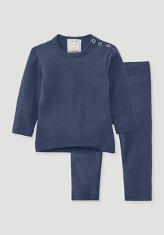 Baby Unterwäsche-Set aus Bio-Merinowolle mit Seide