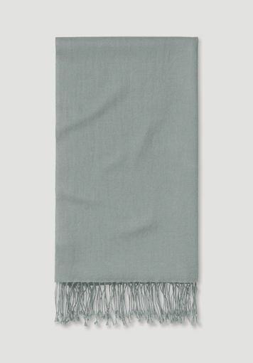 Cashmere scarf with virgin wool - 1