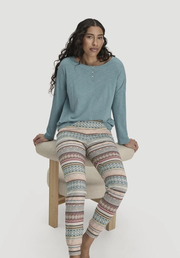 Schlafhose PURE COTTON aus reiner Bio-Baumwolle - 1