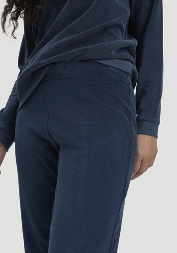 Terry cloth lounge pants PURE COTTON made from pure organic cotton - 1