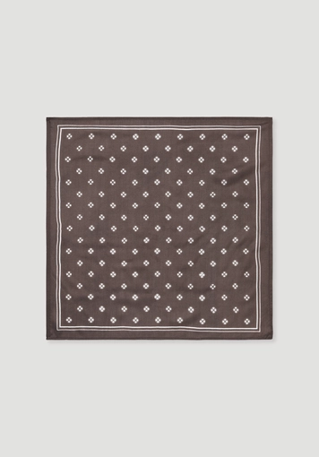 Printed silk scarf - 1