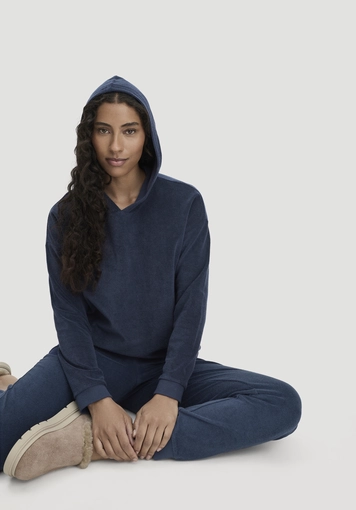 Terrycloth hoodie PURE COTTON made from pure organic cotton - 1