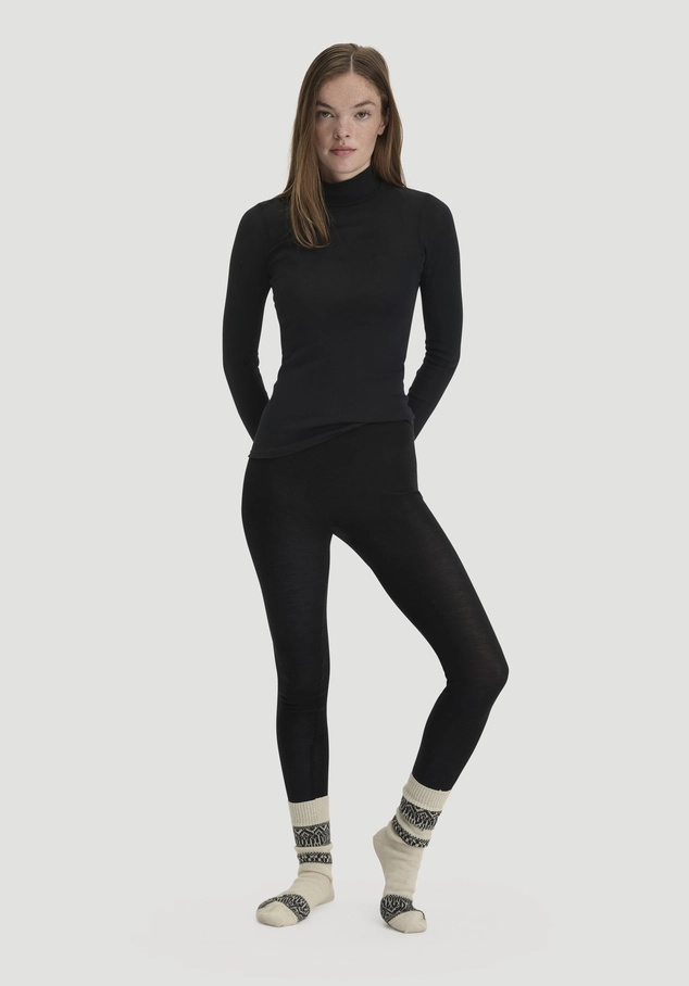 Regular Cut PURE FUNCTION leggings made from organic merino wool with silk