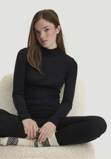 Regular Cut PURE FUNCTION leggings made from organic merino wool with silk - 1