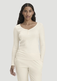 Longsleeve V-Neck PURE NATUREaus reiner Bio-Baumwolle