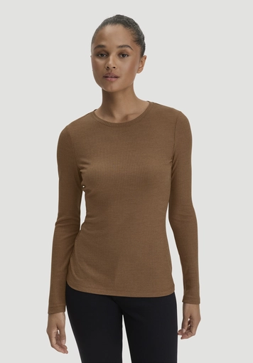 Longsleeve WARM TOUCH aus Bio-Schurwolle und TENCEL™ Lyocell - 0