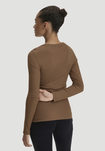 Longsleeve WARM TOUCH aus Bio-Schurwolle und TENCEL™ Lyocell - 1