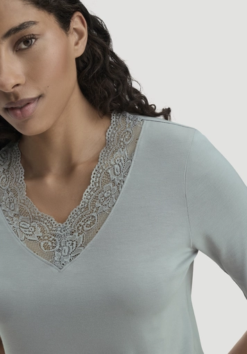 Kurzarm Nachthemd PURE SENSE aus TENCEL™ Modal - 1