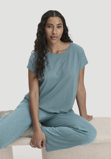 Schlafshirt PURE BALANCE Oversize aus Bio-Baumwolle und TENCEL™ Modal - 1