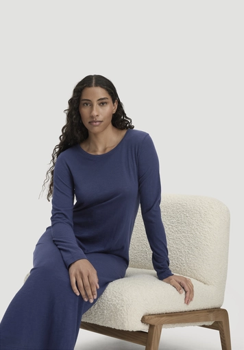 Slub nightgown, regular fit, made from TENCEL™ Modal with organic cotton - 1