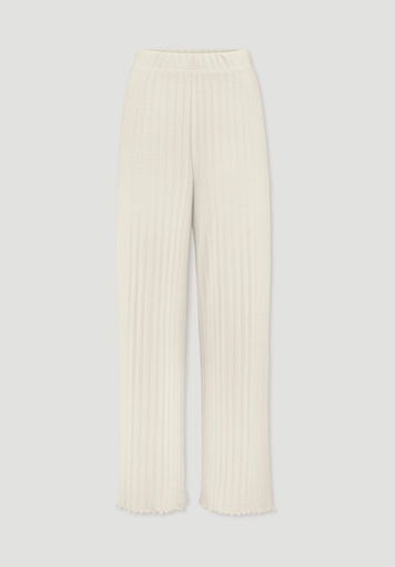 Pointelle Schlafhose PURE COTTON aus reiner Bio-Baumwolle