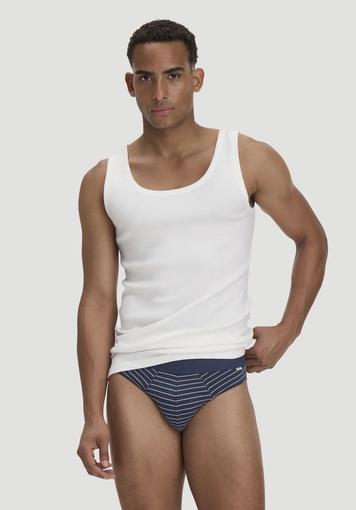Slip Regular Cut im 3er-Pack COTTON MIX aus Bio-Baumwolle - 0