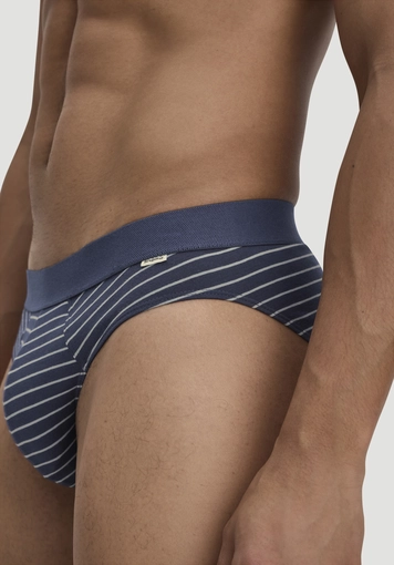 Regular cut briefs in a pack of 3 COTTON MIX made from organic cotton - 1
