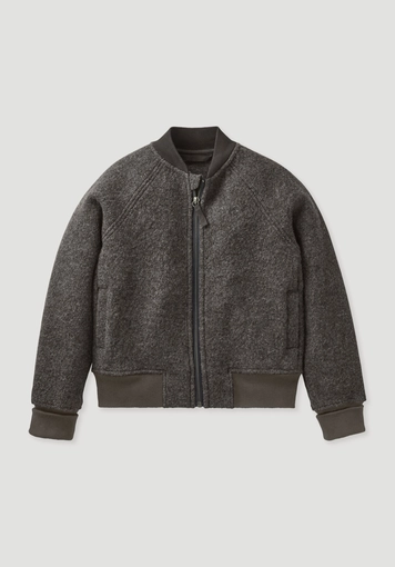 Walk-Bomberjacke aus reiner Bio-Merinowolle - 0