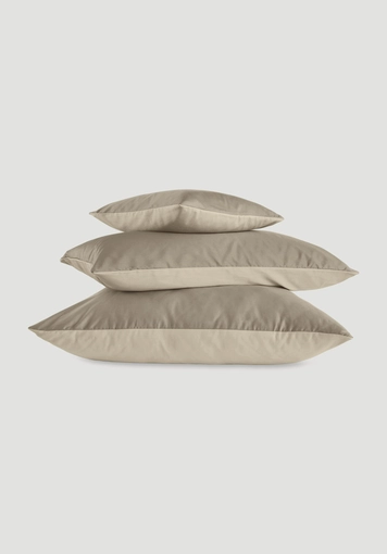 Satin Wende-Kissenbezug aus reiner Bio-Baumwolle Satin Wende-Kissenbezug aus reiner Bio-Baumwolle