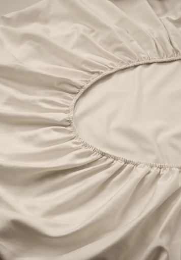 Satin Spannbettlaken aus reiner Bio-Baumwolle - 2