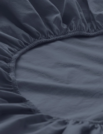 Percale fitted sheet made from pure organic cotton - 0