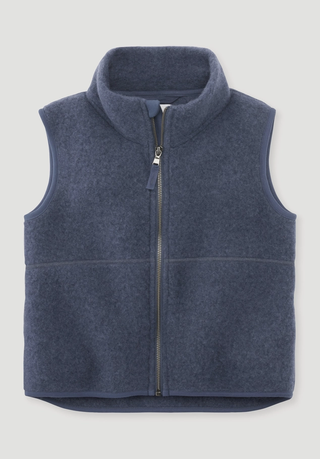 Wollfleece Weste aus reiner Bio-Merinowolle