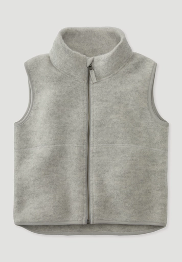 Wollfleece Weste aus reiner Bio-Merinowolle