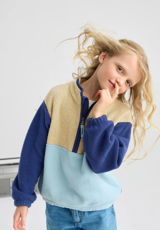 Fleece Sweatshirt aus reiner Bio-Baumwolle
