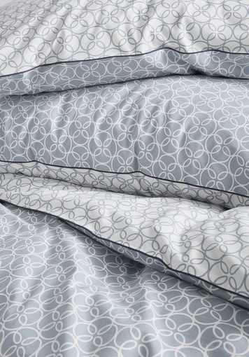 Renforcé reversible bedding set SELKE made from pure organic cotton - 3