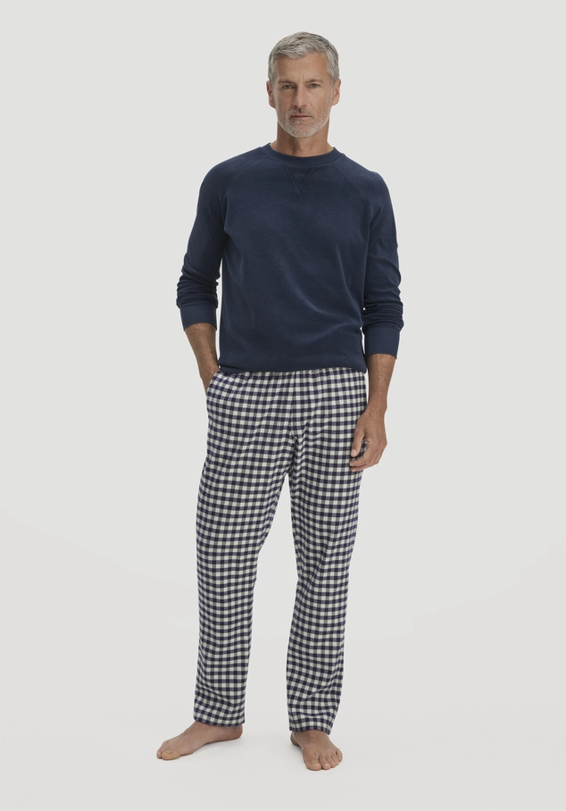 Flanell Schlafhose PURE COTTON aus Bio-Baumwolle mit TENCEL™ Lyocell