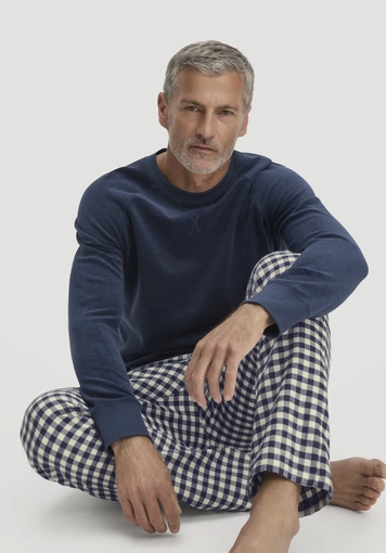 Flanell Schlafhose PURE COTTON aus Bio-Baumwolle mit TENCEL™ Lyocell - 2