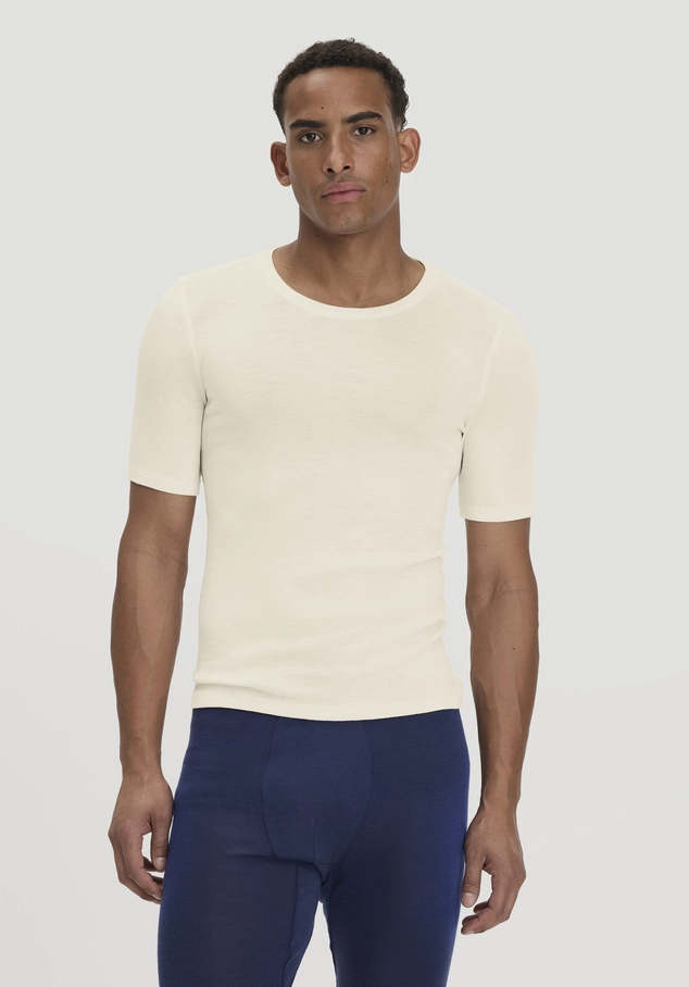 T-Shirt PURE FUNCTION aus Bio-Merinowolle und Seide