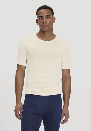 T-Shirt PURE FUNCTION aus Bio-Merinowolle und Seide - 0