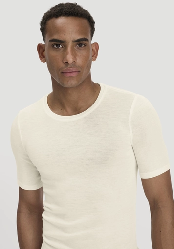 T-Shirt PURE FUNCTION aus Bio-Merinowolle und Seide - 1