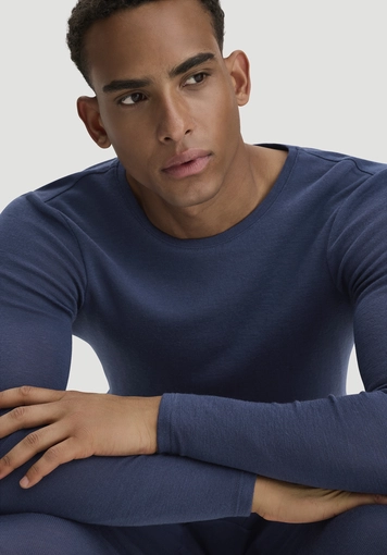 Longsleeve PURE FUNCTION aus Bio-Merinowolle und Seide - 1