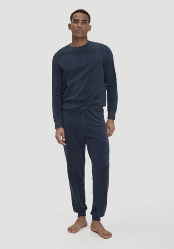 Frottee Schlafhose PURE COTTON aus reiner Bio-Baumwolle - 0