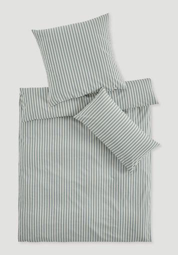 Renforcé bedding set HANNE made from pure organic cotton - 1