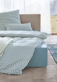 Renforcé Bettwäsche Set HANNE aus reiner Bio-Baumwolle
