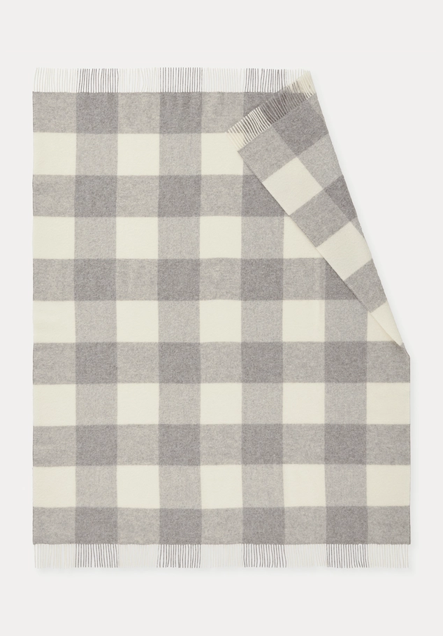 ANTONIA plaid made from pure organic lambswool