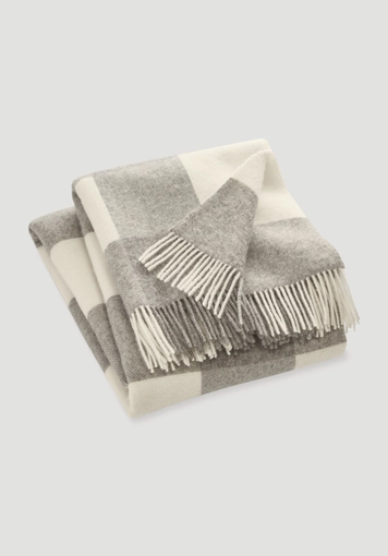ANTONIA plaid made from pure organic lambswool