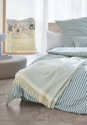 Plaid JONNE aus reiner Bio-Lambswool - 0