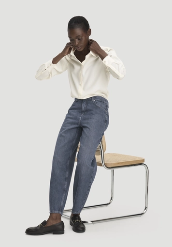 Jeans NINA Tapered Fit aus Bio-Baumwolle mit recycelter Baumwolle - 3