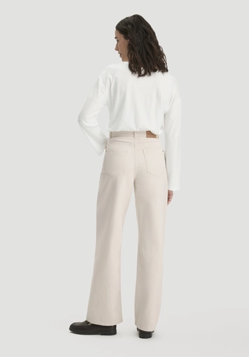 Jeans ALVA Wide Leg UNDYED aus Bio-Baumwolle mit Recycled-Baumwolle - 1
