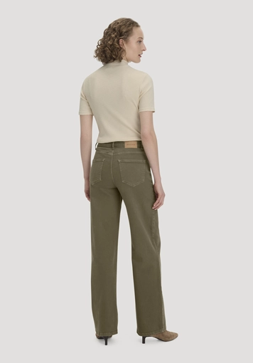 ALVA Wide Leg Jeans, GARMENT DYE, made from organic cotton with recycled cotton - 1