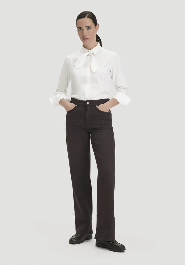 ALVA Wide Leg Jeans, GARMENT DYE, made from organic cotton with recycled cotton