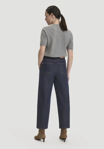 Jeans mit Pleats Tapered Fit aus Bio-Baumwolle - 1