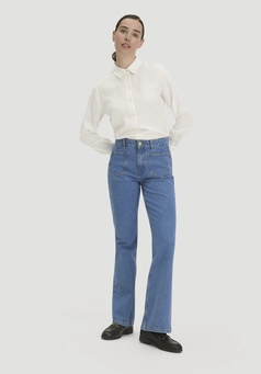 Jeans Flared Leg aus reiner Bio-Baumwolle