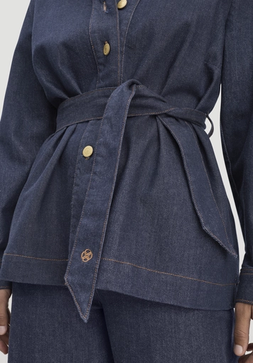 Jeansjacke Relaxed aus Bio-Denim - 3