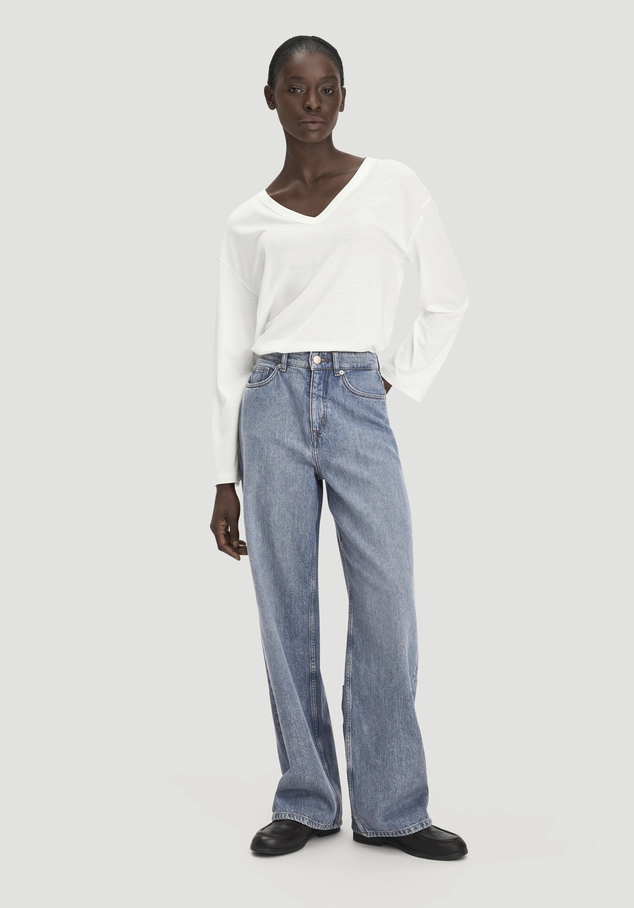 Jeans ALVA Wide Leg aus Bio-Baumwolle mit recycelter Baumwolle