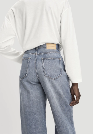 Jeans ALVA Wide Leg aus Bio-Baumwolle mit recycelter Baumwolle - 2