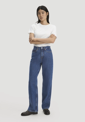 Jeans GIERA Straight Relaxed aus reinem Bio-Denim - 0
