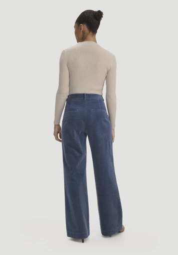 Cordhose Wide Leg Relaxed aus Bio-Baumwolle - 1
