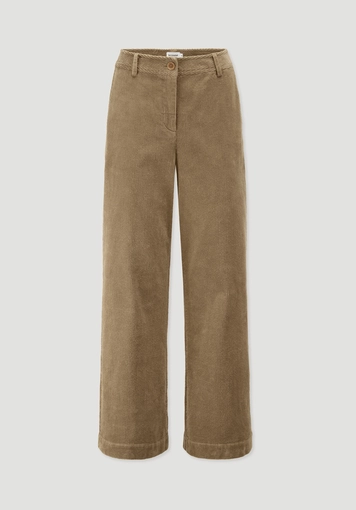 Cordhose Wide Leg Relaxed aus Bio-Baumwolle
